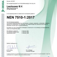 NEN7510 Leertouwer Certificering