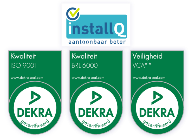 dekra installq logo's